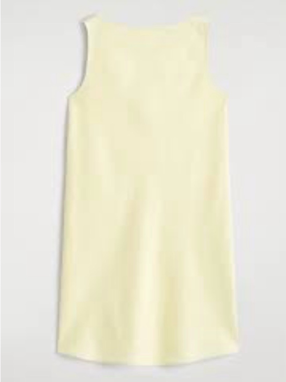 COS Tailored Linen Mini Dress in Butter Yellow Size 10. NWT
